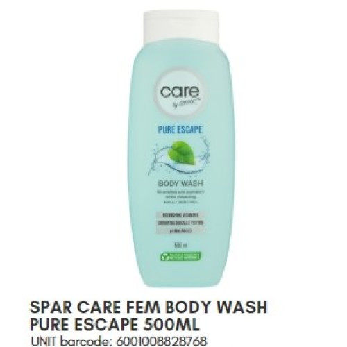 SPAR CARE F B/WASH PURE ESCAPE 500ML(RF)